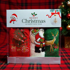 🎄 Božićne kuhinjske krpe – set od 3 komada 🎅