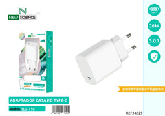 NewScience®Zidni brzo punjač PD-USB-C20W Model:14229