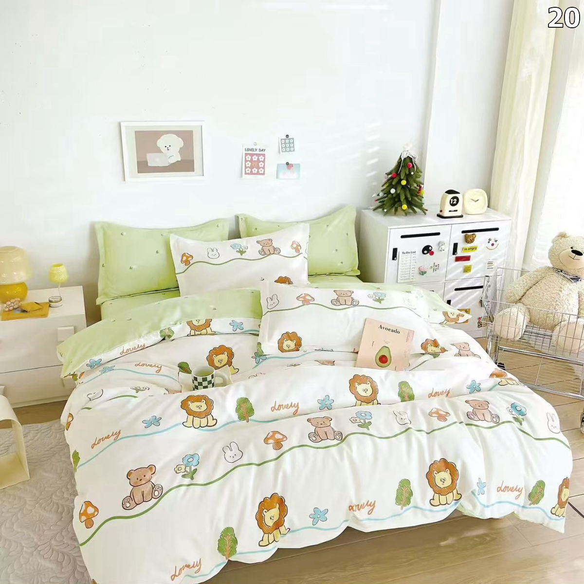 Posteljina 3-dijelna jednokrevetna - 40 dezena 20