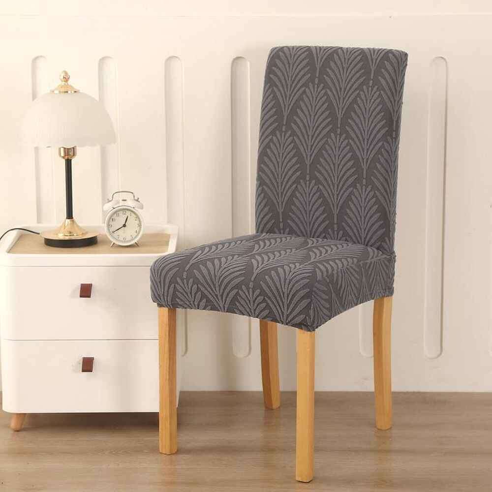 Navlake za stolice list - set 6 komada Tamnosiva