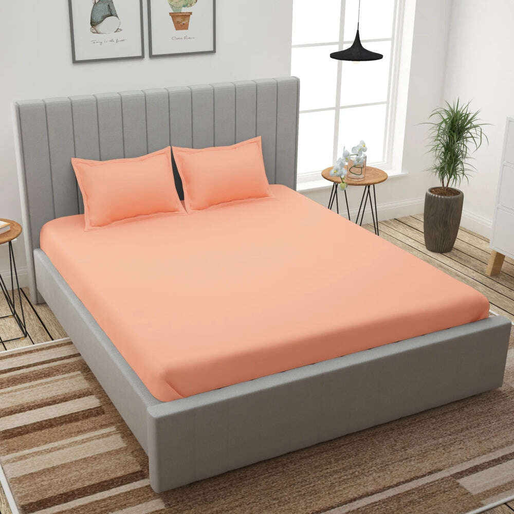 Plahta (navlaka) za madrac - 14 boja Boja lososa (narančasto-roza)