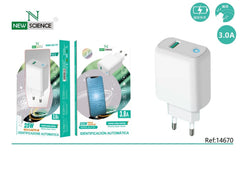 NewScience®Zidni brzo punjač  QC   USB  - 25W Model:14670