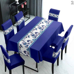 Set stolnjaka i 6 univerzalnih navlaka za stolice #2