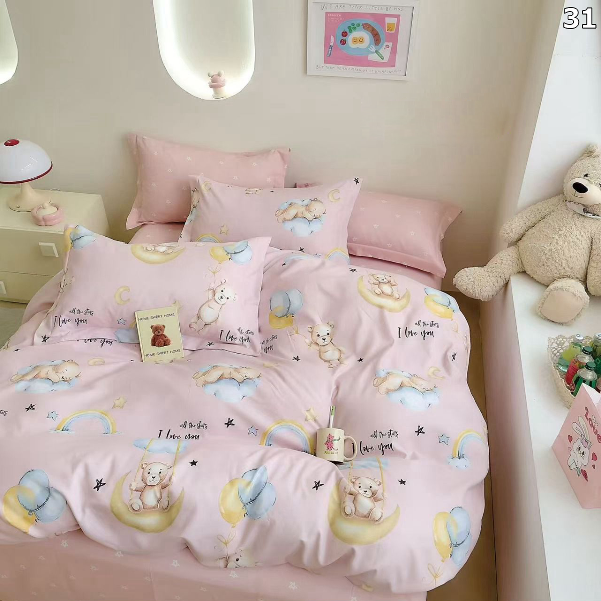 Posteljina 3-dijelna jednokrevetna - 40 dezena 31