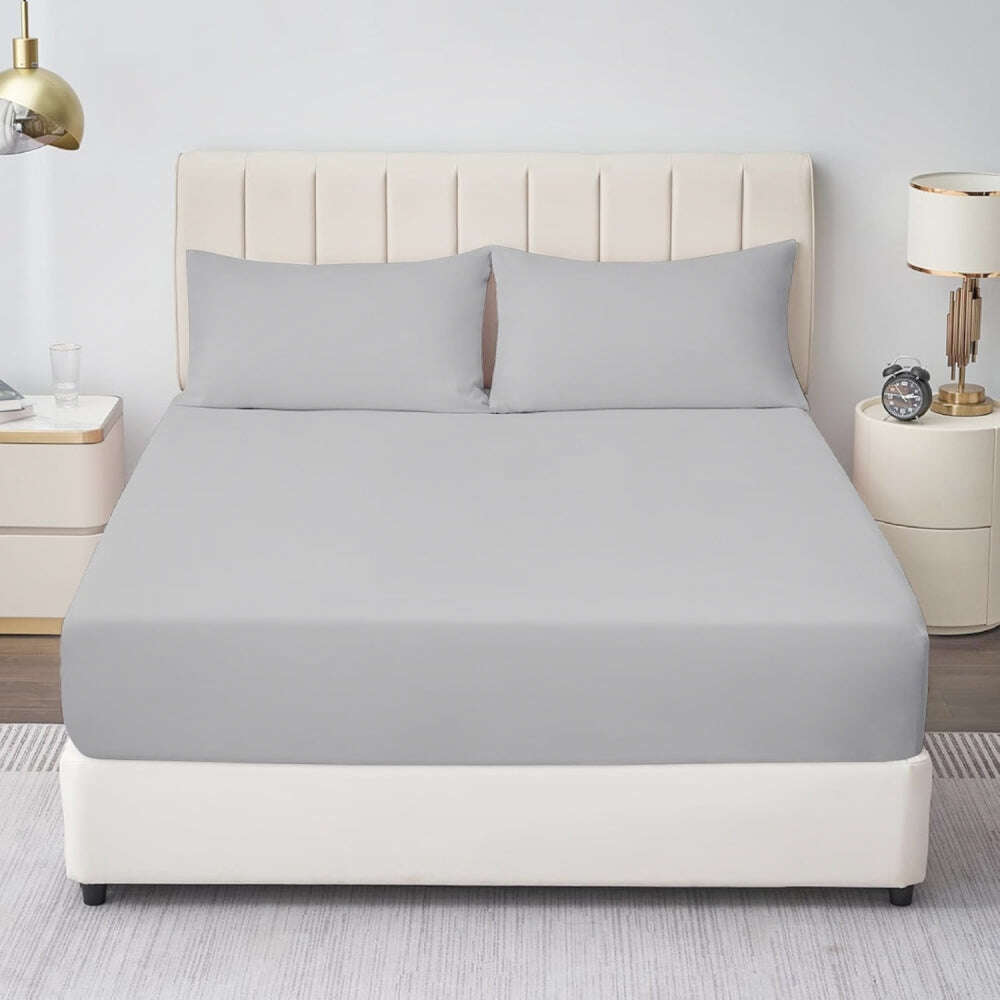 Plahta (navlaka) za madrac - 14 boja Svijetlosiva