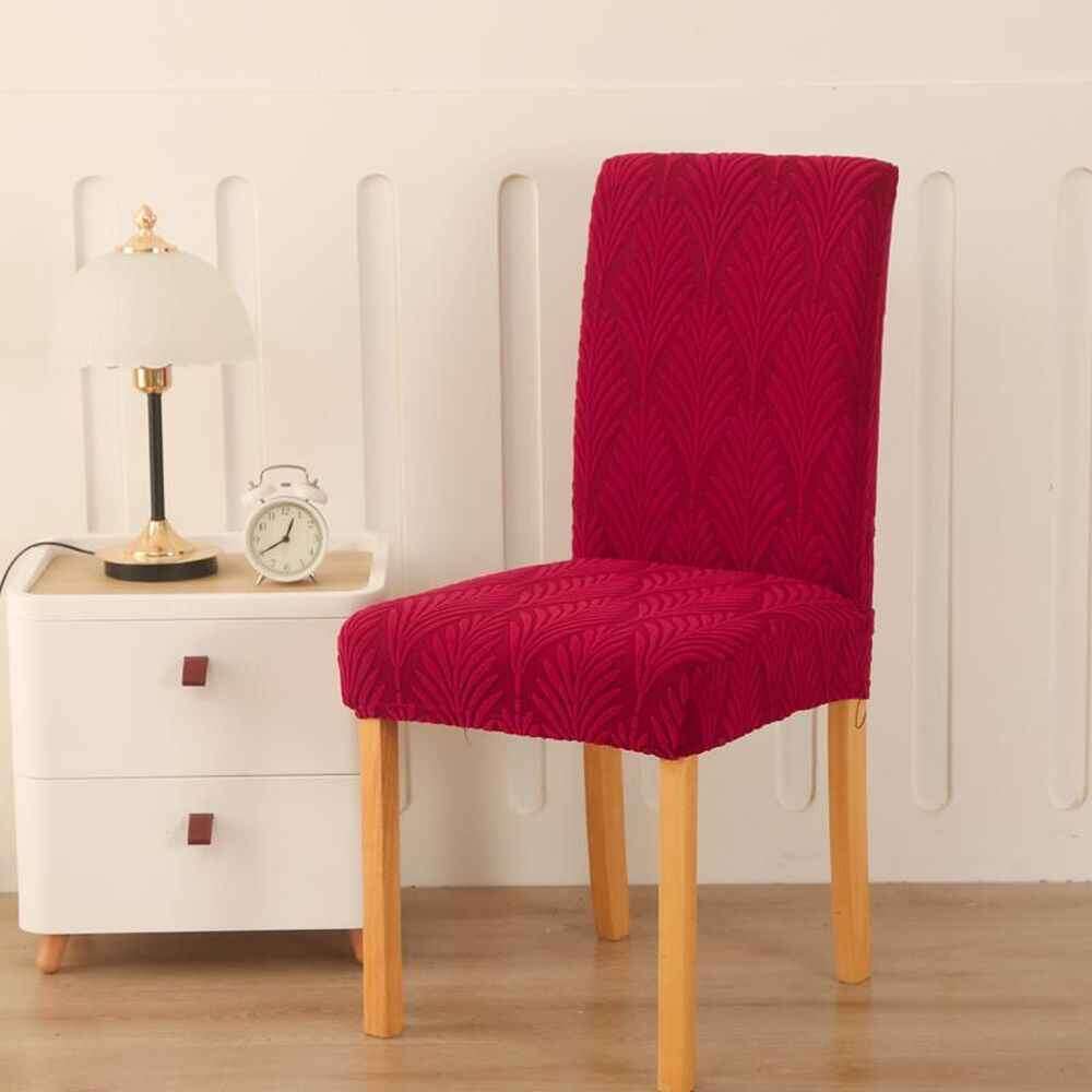 Navlake za stolice list - set 6 komada Crvena