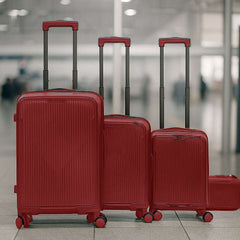 Koferi - set 4u1 Crvena